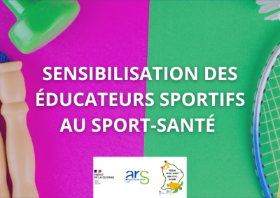 Sensibilisation des éducateurs sportifs au sport-santé