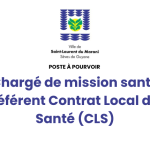 La ville de Saint-Laurent du Maroni recrute un.e chargé.e de mission santé référent Contrat Local de Santé (CLS)
