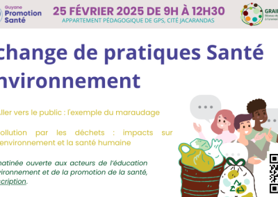 Echange de pratiques Santé Environnement : Graine / GPS