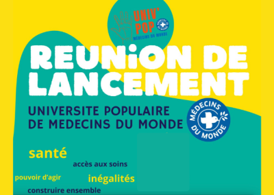 4 Avril – L’Université Populaire « Sante Pou Tout Moun » Réunion de lancement !