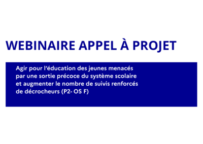 Webinaire : Appel à projets FSE – Soutenir l’éducation et l’employabilité des jeunes en Guyane