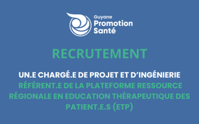 Offre d’emploi GPS : Chargé·e de projet – Référent·e de la plateforme ETP
