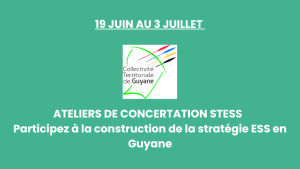 19 juin au 3 juillet – Ateliers de concertation STESS 2025 – Participez à la construction de la stratégie ESS en Guyane