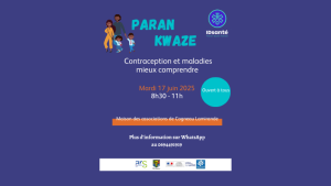 17/06 – Matinée d’information : « Contraception et maladies, mieux comprendre » à Cogneau Lamirande