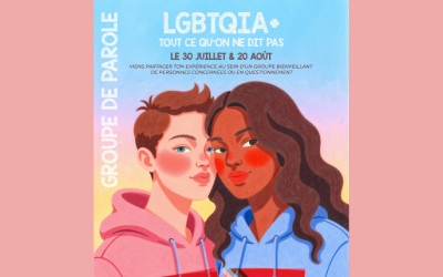Groupe de parole LGBTQIA+ : « Tout ce qu’on ne dit pas » – 20 août 2025