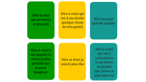 Le jeu des cartes émotionnelles