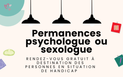 Permanences gratuites – Psychologue & Sexologue – Septembre à Décembre 2025