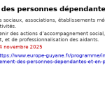 Appel à projets – Inclusion des personnes dépendantes et en perte d’autonomie