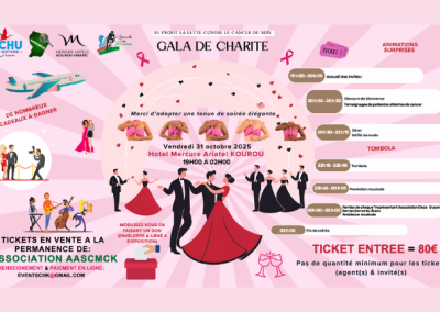 Gala de Charité Octobre Rose – Vendredi 31 octobre 2025 à Kourou