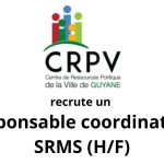 Le CRPV recrute : Responsable coordination SRMS (H/F)