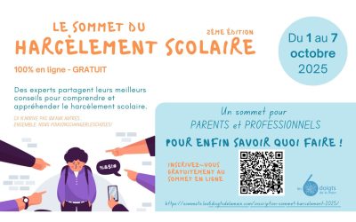 2ème Sommet en ligne contre le harcèlement scolaire – Du 1er au 7 octobre 2025