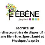 ÉBÈNE recrute : Coordinateur/trice du dispositif régional Guyane Bien-Être, Sport Santé et Activité Physique Adaptée