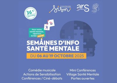 Semaines d’Information sur la Santé Mentale, SISM – du 6 au 18 octobre