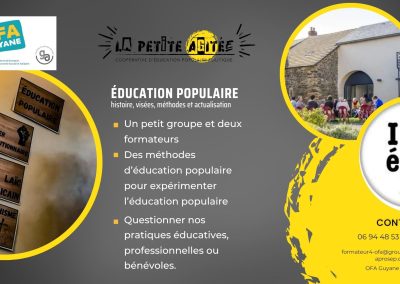 Formation sur l’Éducation Populaire, un levier d’action pour la Guyane