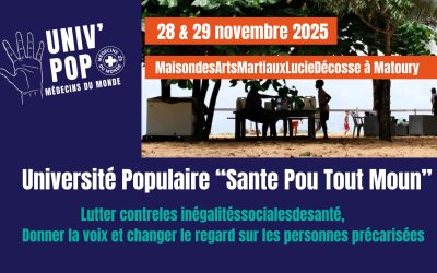 Appels à participation : l’UNIVERSITE POPULAIRE « SANTE POU TOUT MOUN »
