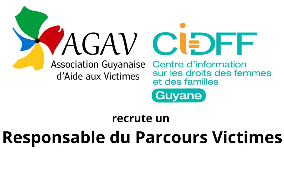 AGAV/CIDFF recrute : Responsable du Parcours Victimes