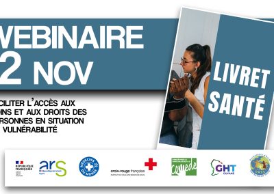 Webinaire : Le « Livret Santé », modalités d’utilisation, d’approvisionnement et de diffusion au sein des structures.