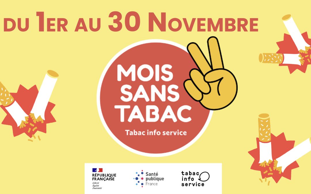 Novembre : Préparez-vous à relever le Grand Défi pour votre santé, le Mois Sans Tabac !