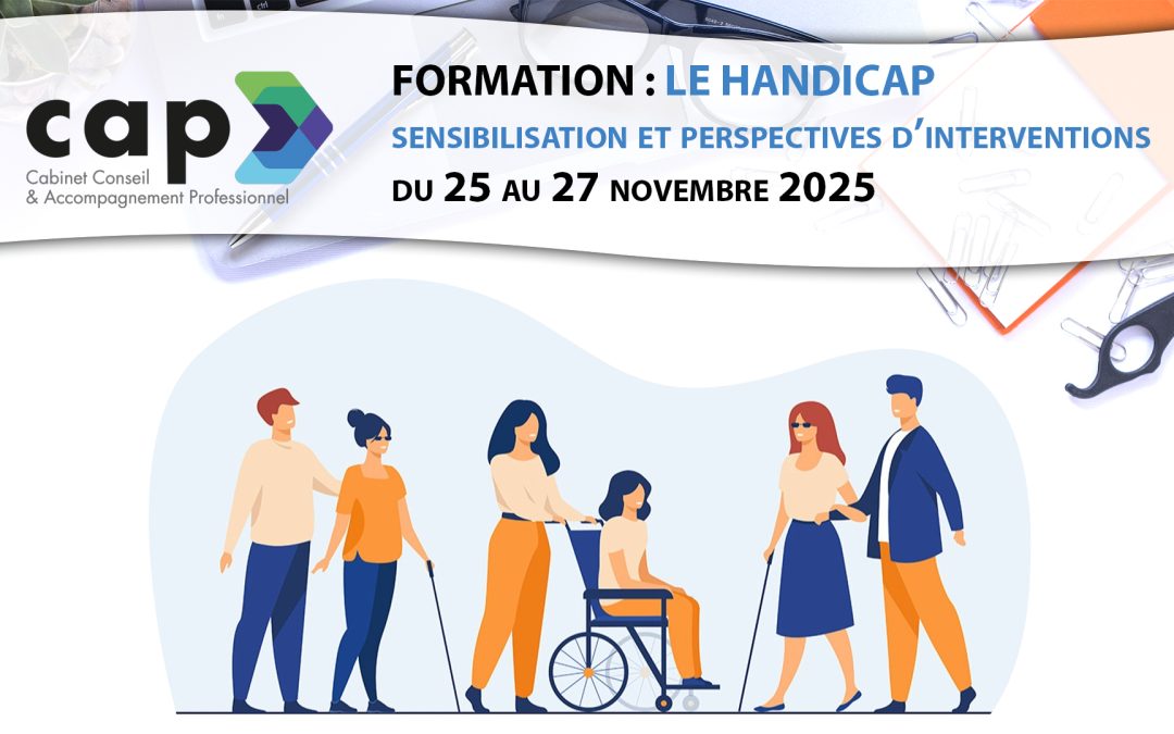 Formation : Le Handicap – Sensibilisation et Interventions (Cabinet CAP)