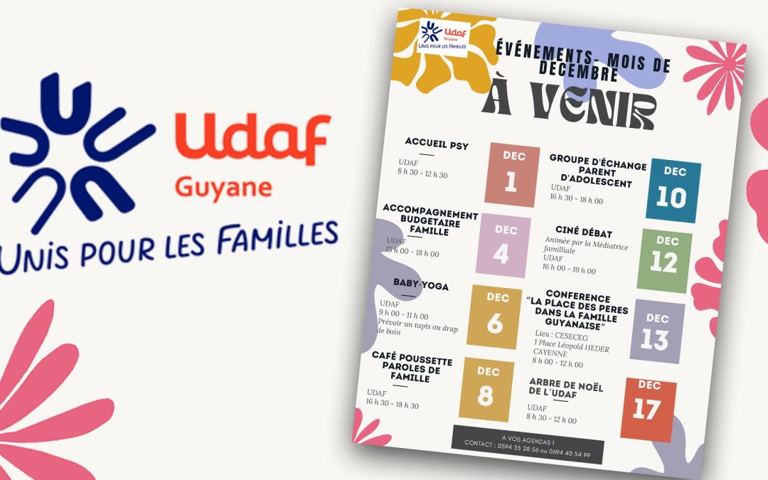UDAF : Décembre 2025 – Unis pour les Familles