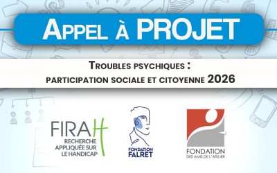 Appel à projets de recherche appliquée – Troubles psychiques : participation sociale et citoyenne 2026