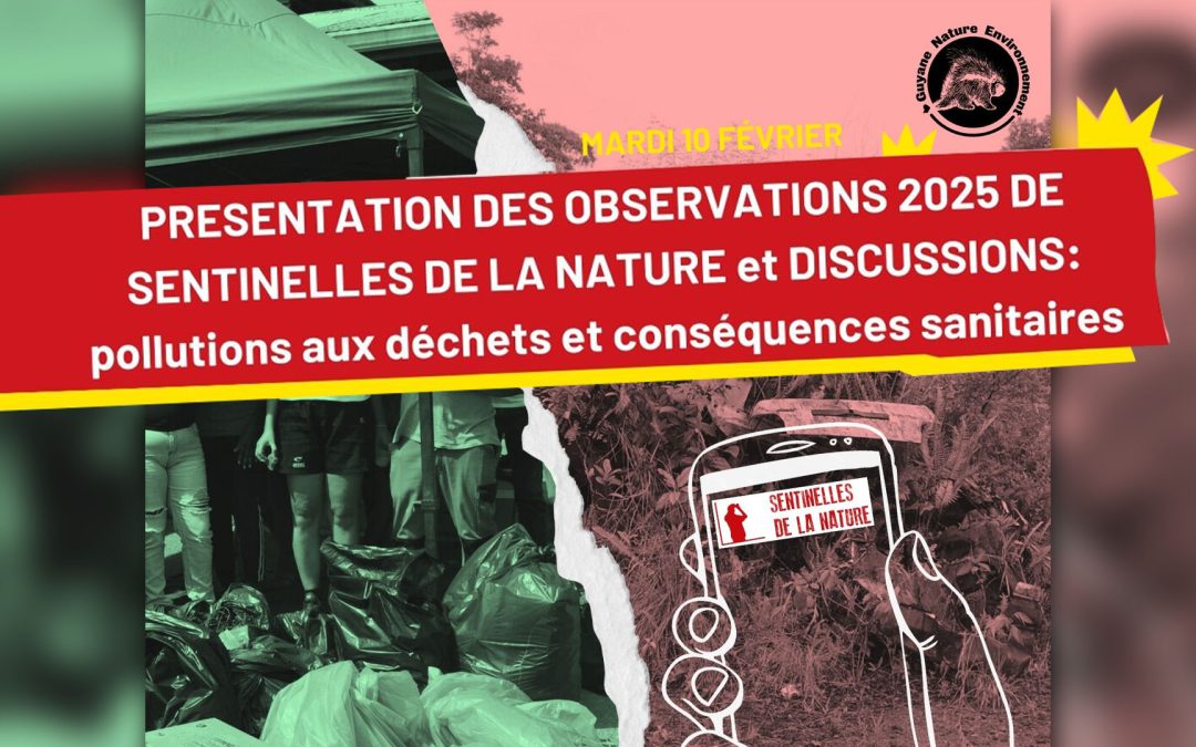 Rencontre Santé-Environnement : Bilan des Sentinelles de la Nature en Guyane