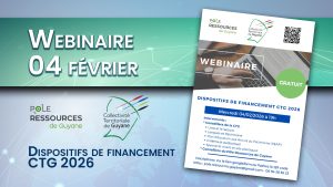 WEBINAIRE : Financements culturels 2026, le Pôle Ressources Guyane vous accompagne