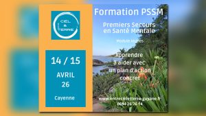 Formation PSSM (Secouriste en Premiers Secours en Santé Mentale) – module jeunes – 14 et 15 avril 2026