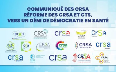 Communiqué des CRSA – Réforme des CRSA et CTS, vers un déni de démocratie en santé