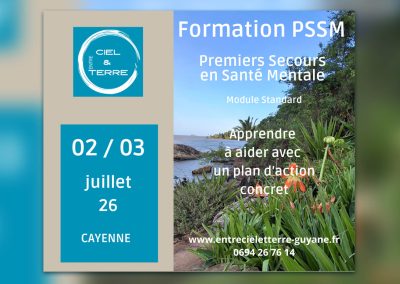 Formation PSSM (Secouriste en Premiers Secours en Santé Mentale) – module standard