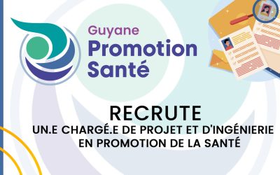 Recrutement : Chargé.e de projet et d&rsquo;ingénierie en promotion de la santé