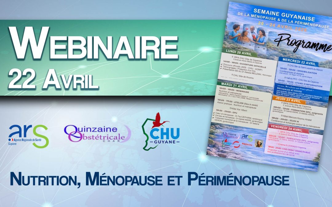 Webinaire : Nutrition, Ménopause et Périménopause