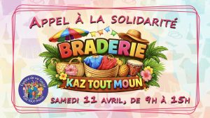 Appel à la solidarité : Braderie solidaire à Kaz Tout Moun !