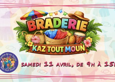 Braderie solidaire à Kaz Tout Moun !