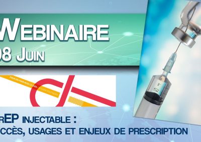 Webinaire : PrEP injectable – Accès, usages et enjeux de prescription