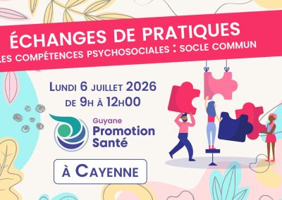Atelier d&rsquo;échange de pratique « Les compétences psychosociales : socle commun »