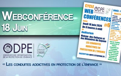 Webconférence ODPE : Les conduites addictives en protection de l’enfance