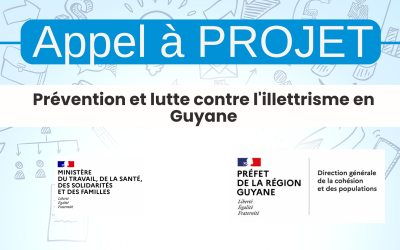 Appel à projet : Prévention et lutte contre l&rsquo;illettrisme en Guyane