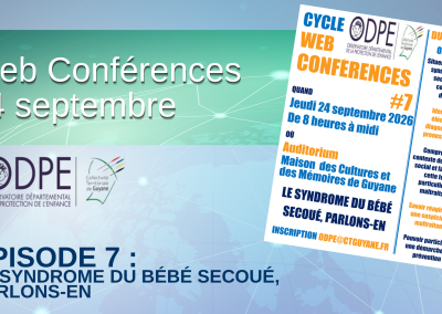 Webconférence ODPE : Le syndrome du bébé secoué, parlons-en