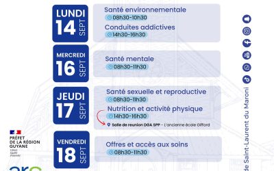Commissions thématiques du Contrat Local de Santé de Saint-Laurent du Maroni : les acteurs du territoire mobilisés