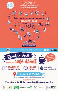 SISM 2026 : un café-débat à Kourou pour explorer les liens entre art et santé mentale